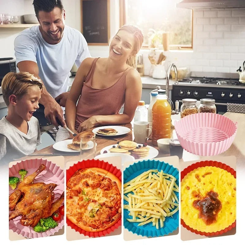 Reusable Air Fryer Silicone Liners (Pack of 2)