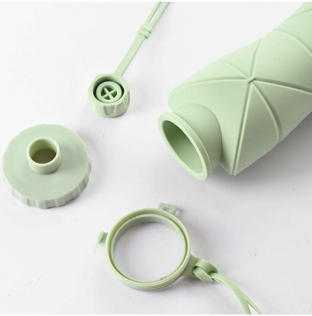 600ml Silicone Foldable Water Bottle