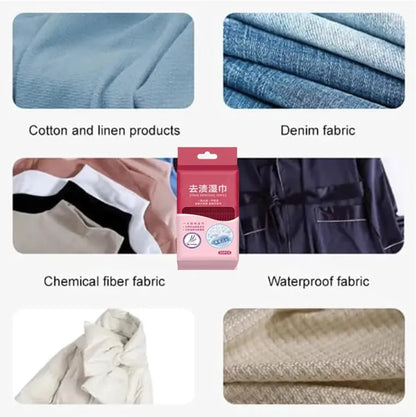 Clothes Stain Removal Wipes | Pack of 40