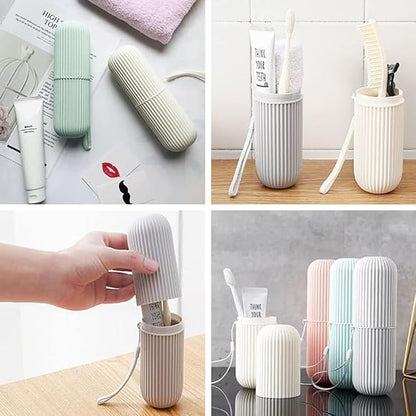 Travel Toothpaste Case Organizer (Pack of 3) Random Colors