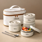 Steel Meal Box Set with Thermal Insulated Carry Bag
