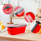 Pizza Storage Container With 5 Serving Trays