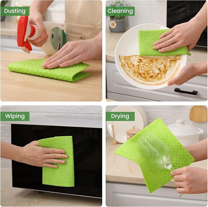 Cellulose Sponge absorbent cleaning cloth