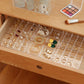 Three Drawer Transparent Acrylic Jewellery Organizer (72 Grid)