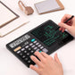 2 in 1 Calculator with Notepad with Pen