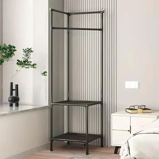 Multipurpose Corner Coat Rack