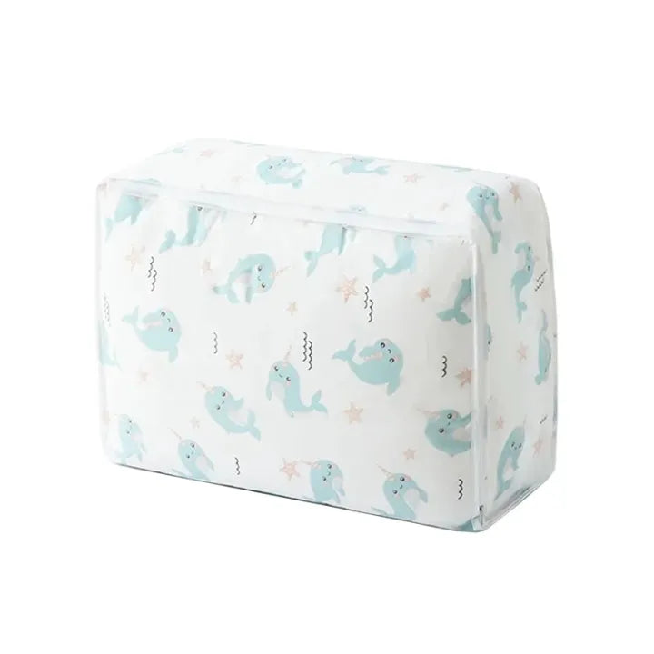 Printed Quilt Clothes Storage Bag