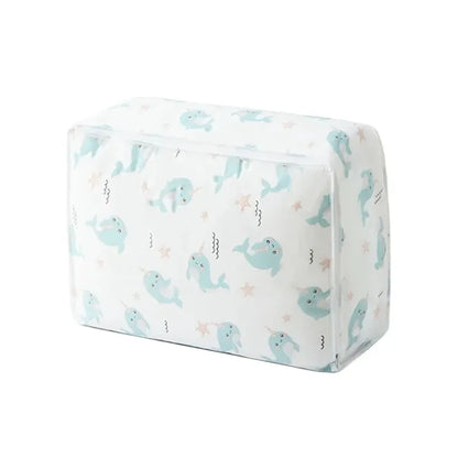 Printed Quilt Clothes Storage Bag