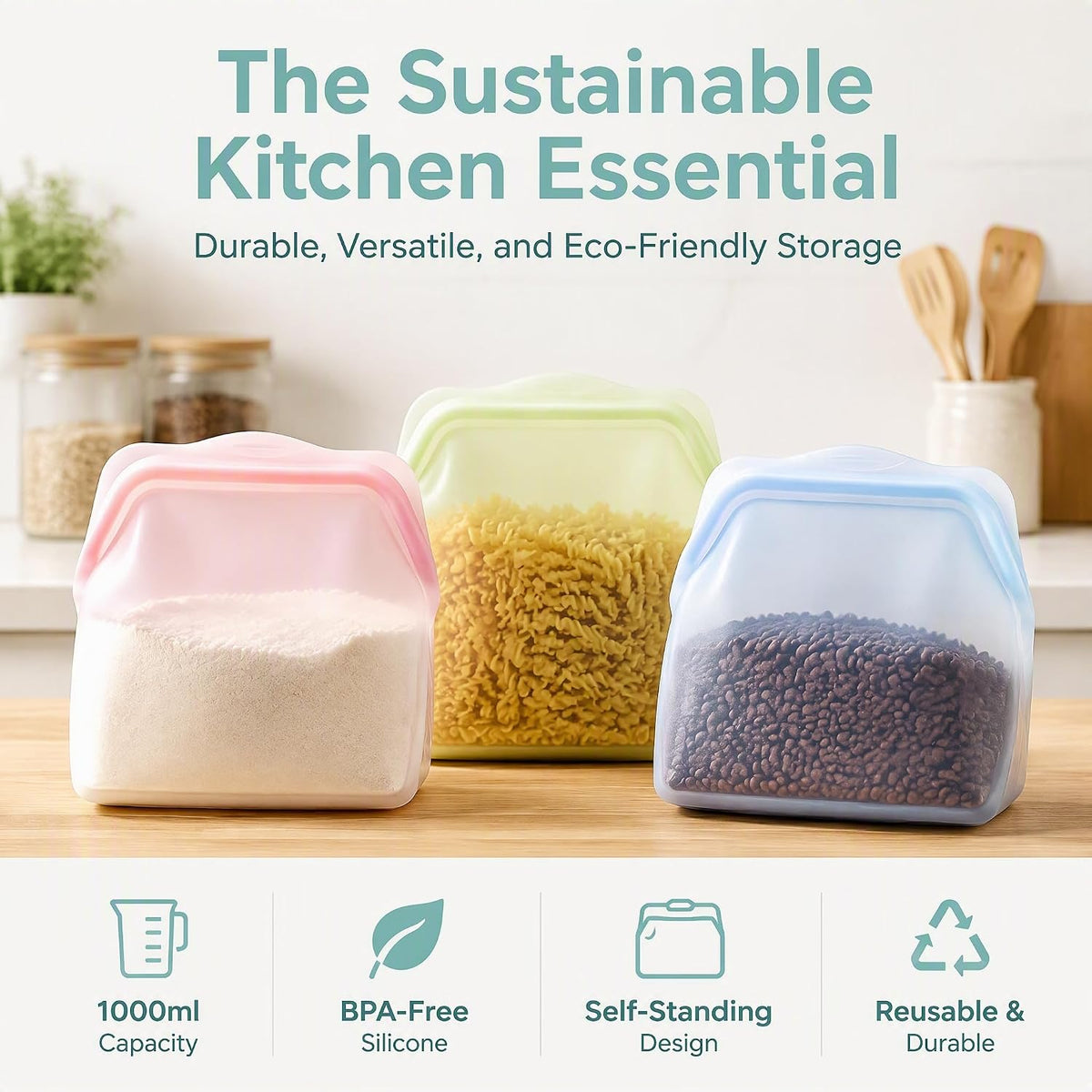 Silicone Food Storage Bags