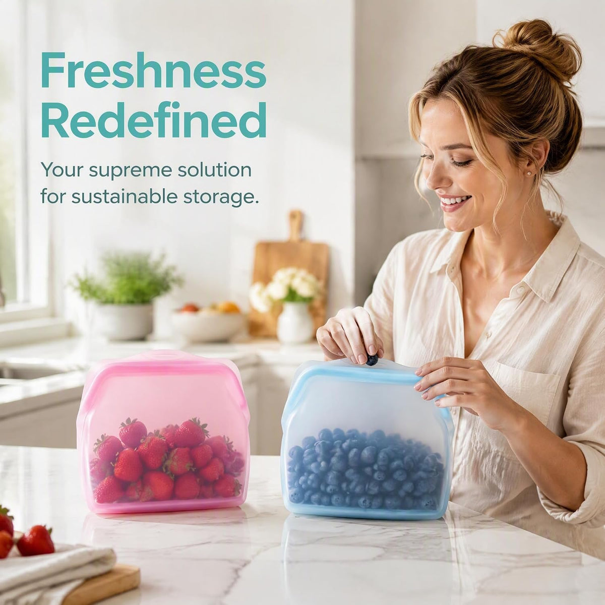 Silicone Food Storage Bags