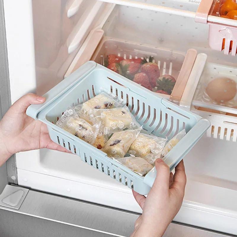 Adjustable Fridge Storage Basket (Pack of 2)