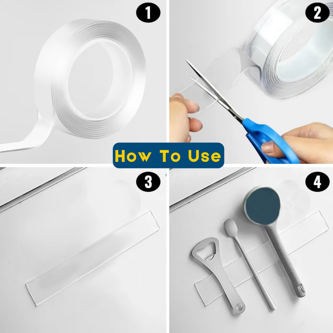 Double-Sided Strong Tape (3m) - Pack of 2