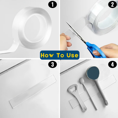 Double-Sided Strong Tape (3m) - Pack of 2