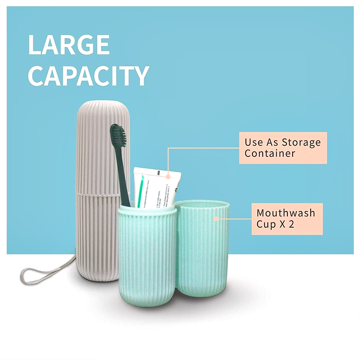 Travel Toothpaste Case Organizer (Pack of 3) Random Colors