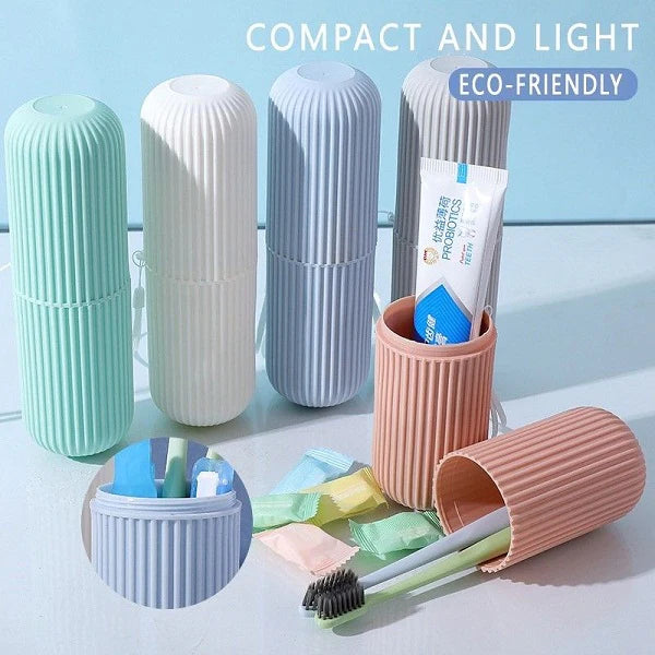 Travel Toothpaste Case Organizer (Pack of 3) Random Colors