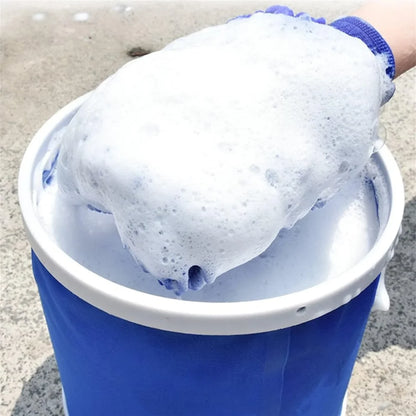 Car Care Microfiber Car Wash Gloves - Pack of 3