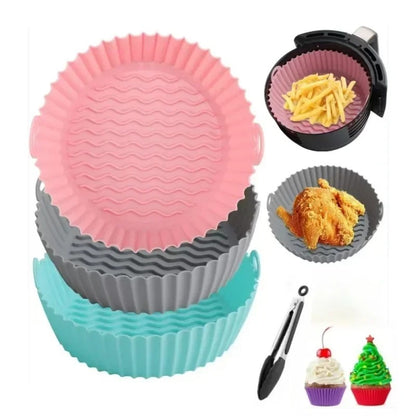 Reusable Air Fryer Silicone Liners (Pack of 2)