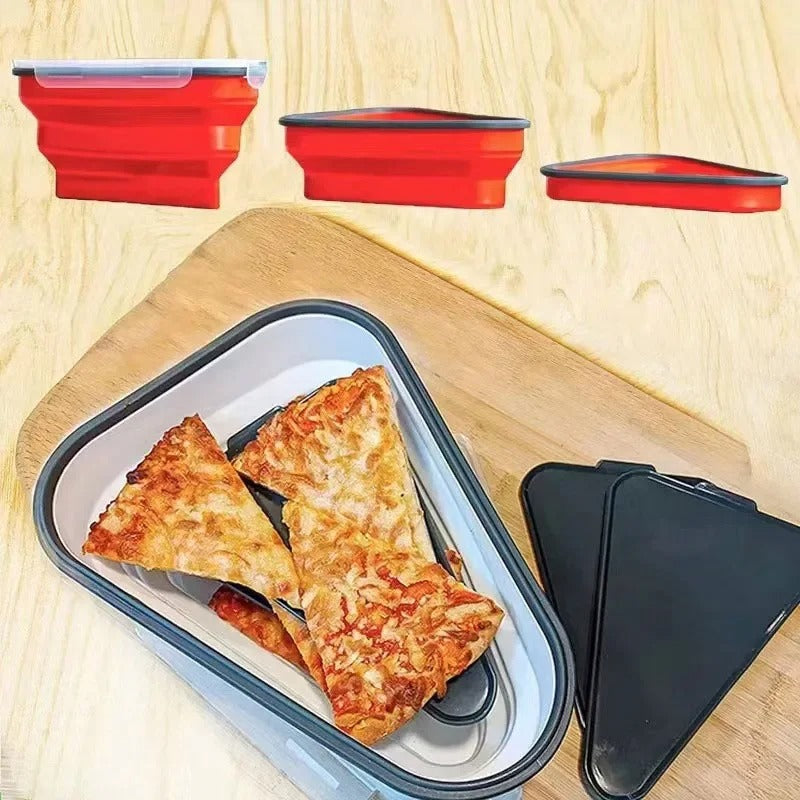 Pizza Storage Container With 5 Serving Trays