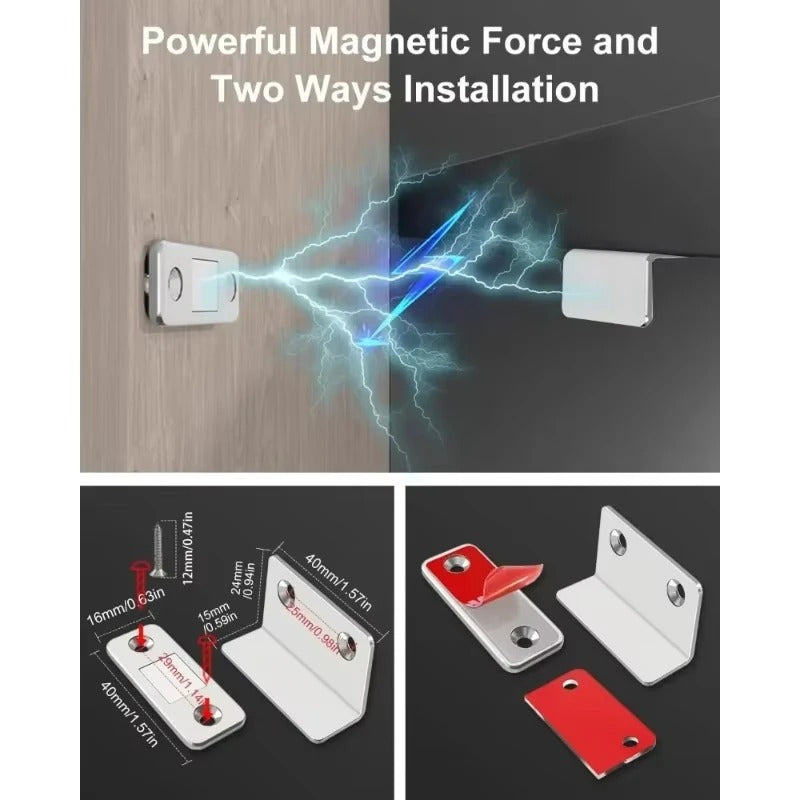 Magnetic Door Closer (Pack of 4)