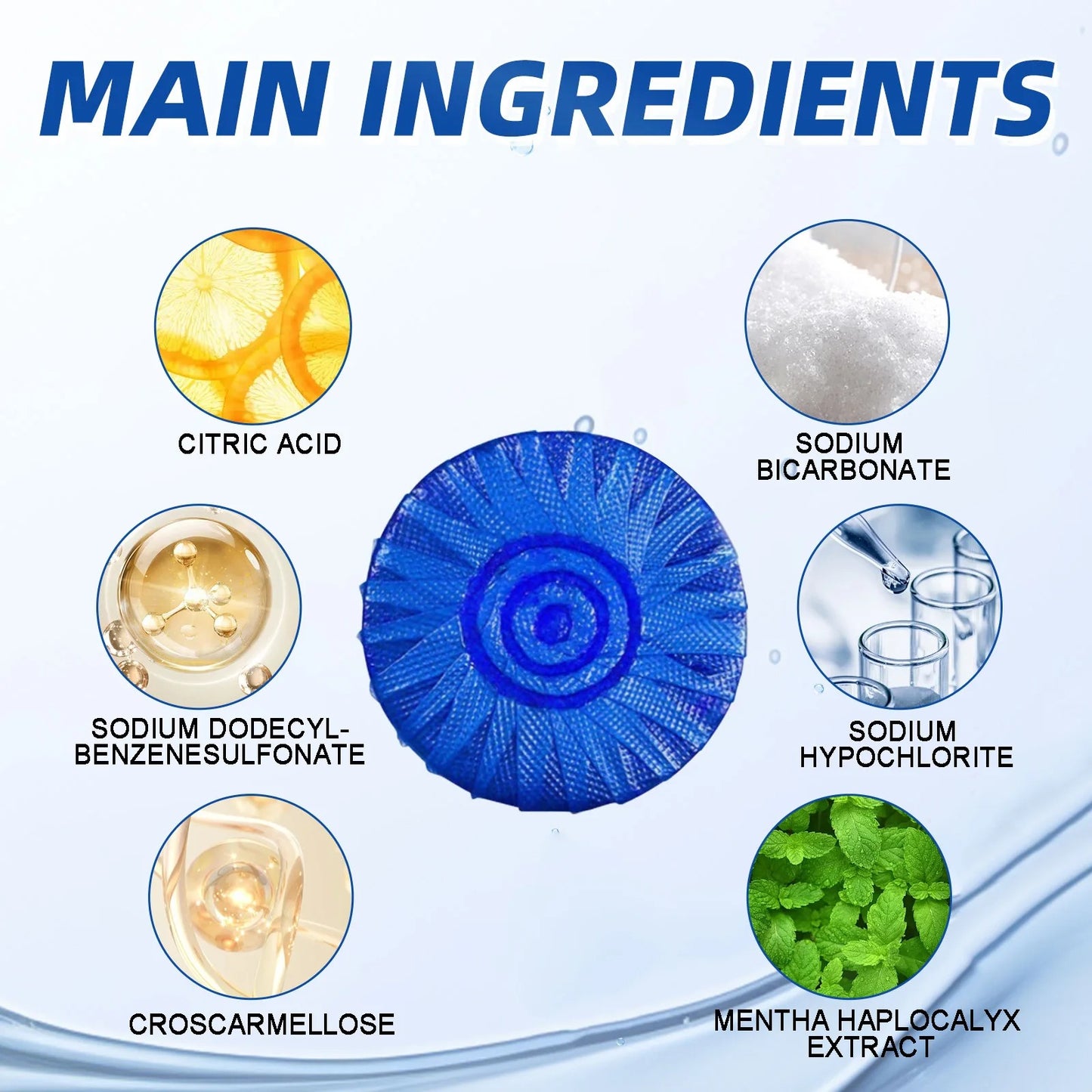 Powerful Toilet Cleaning Tablets - Imported