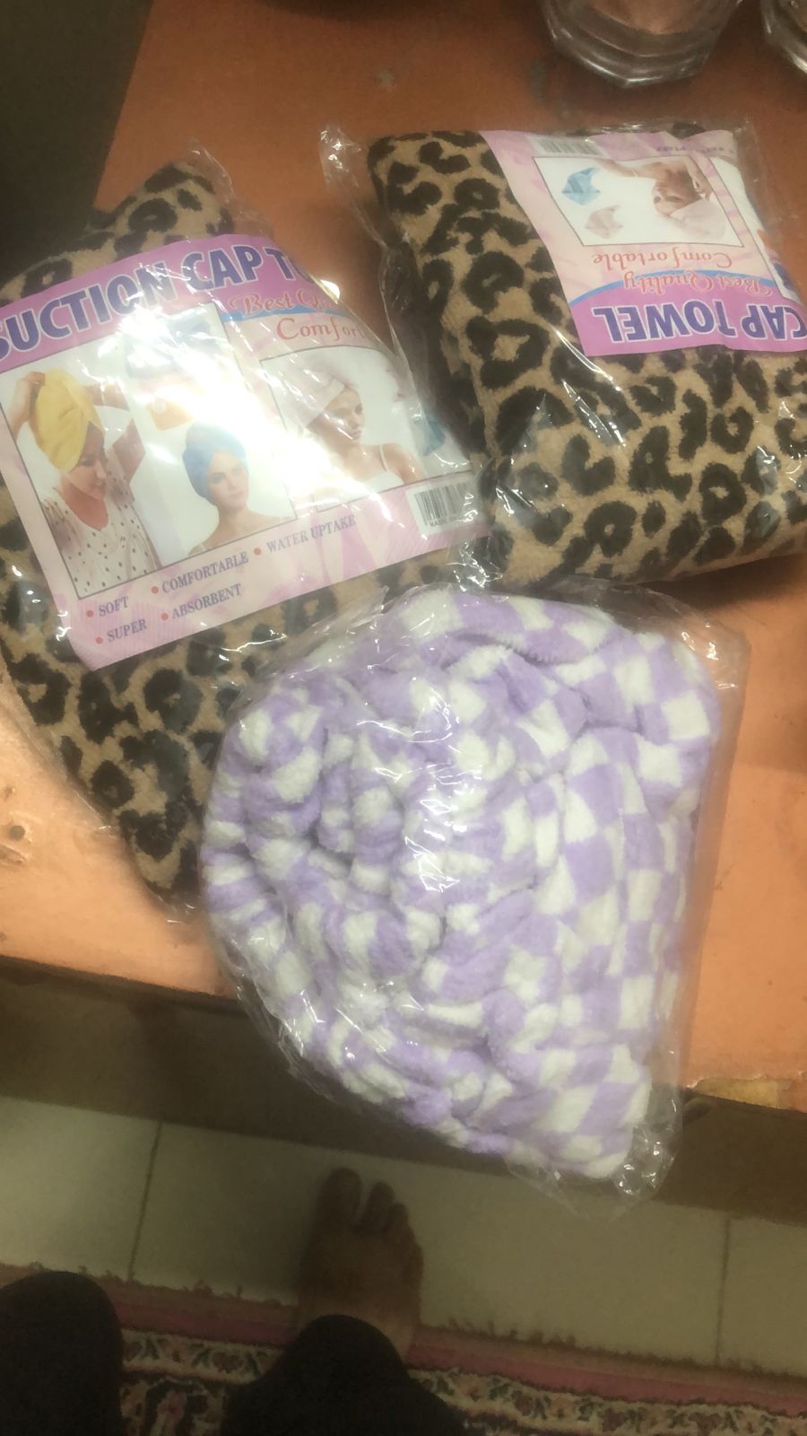 Mirco Fiber Hair Cap Towel Pack Of 3